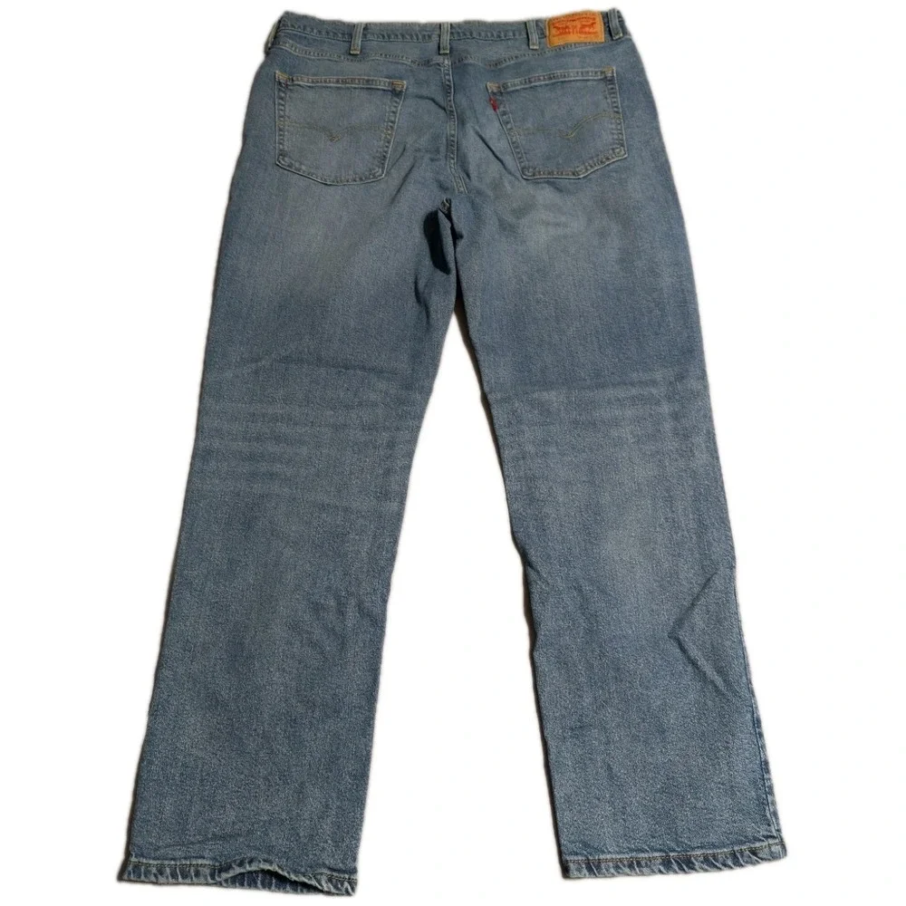Levi's 541 Athletic‎ Taper Jeans Mens 40x32 Blue Stretch Denim Pants Light Wash